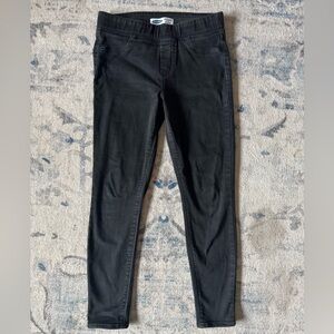 Old Navy Charcoal Denim Pull-On Pants